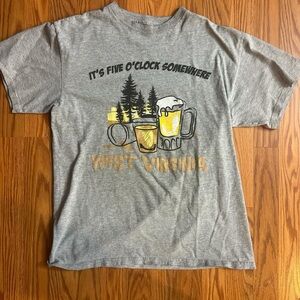 Grey WV graphic tee